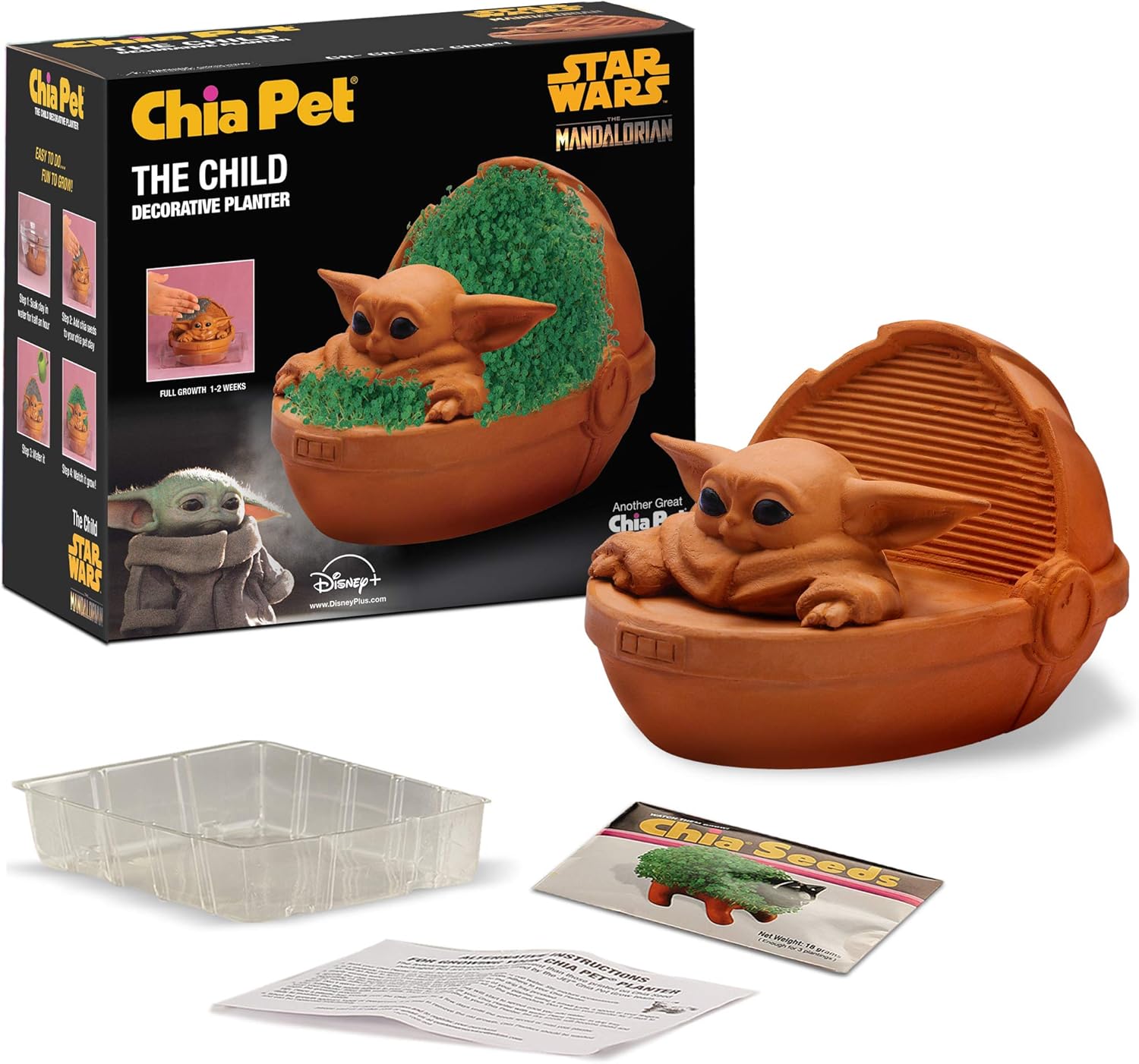 Blасk Frіdау Sаlе 2022 Chia Pet Star Wars The Mandalorian, Child-Black Box Crаzу Clеаrаnсе Chia Pet Star Wars The Mandalorian, Child-Black Box