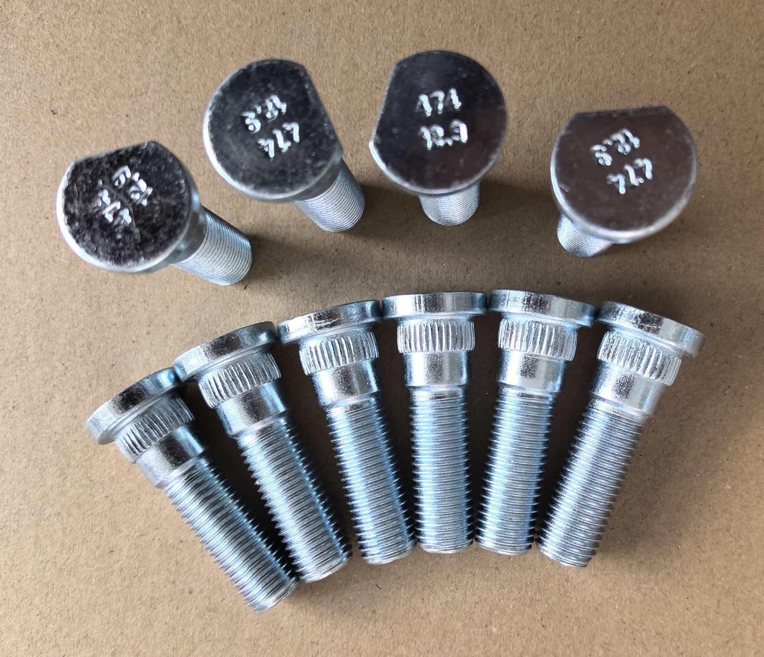 10PCS Grade 12.9 Wheel Studs 610-474 43.8mm Length M12x1.5 Lug Bolts Replacement for 2001-2006 Chrysler Neon, PT Cruiser, Sebring; Dodge Neon, Stratus, SX 2.0
