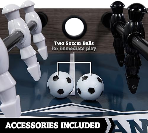Miniatura 8 de Hall of Games Foosball Tables Multiple Styles, Soccer with Durable & Stylish Designs with Tabletop Sports Soccer Balls, Perfect for Family Game Rooms