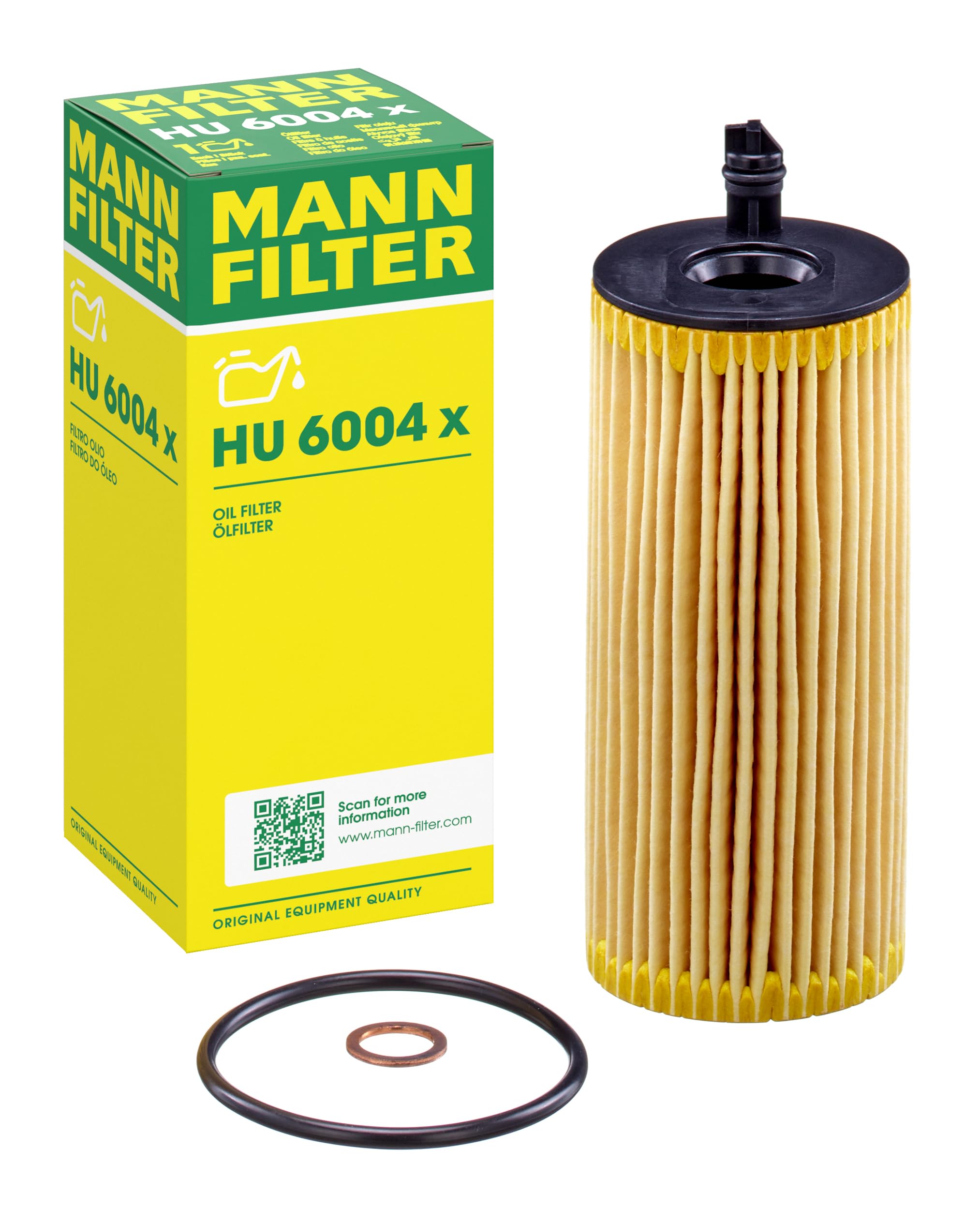 MANN-FILTER HU 6004 x Oil Filter for Car