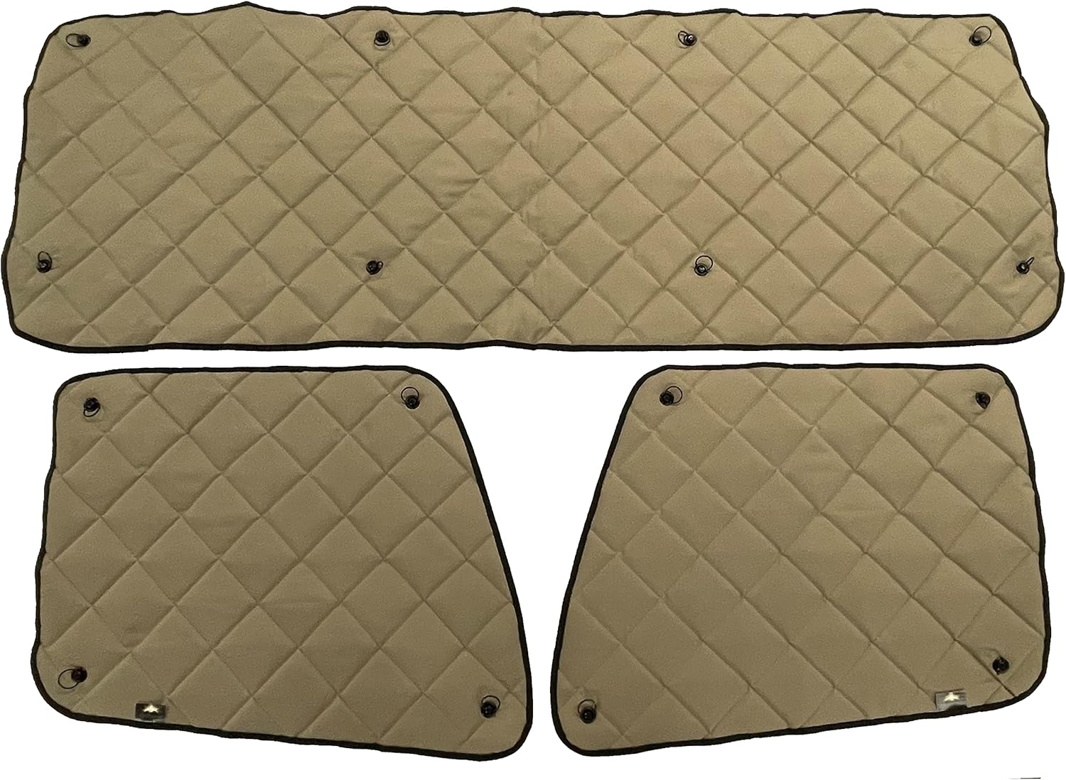 Insulated Blackout Window Covers by ZenEclipse® Fits Volvo VNL/VNM/VHT/VHD/VNR/VNX All Years (WCT-1220)