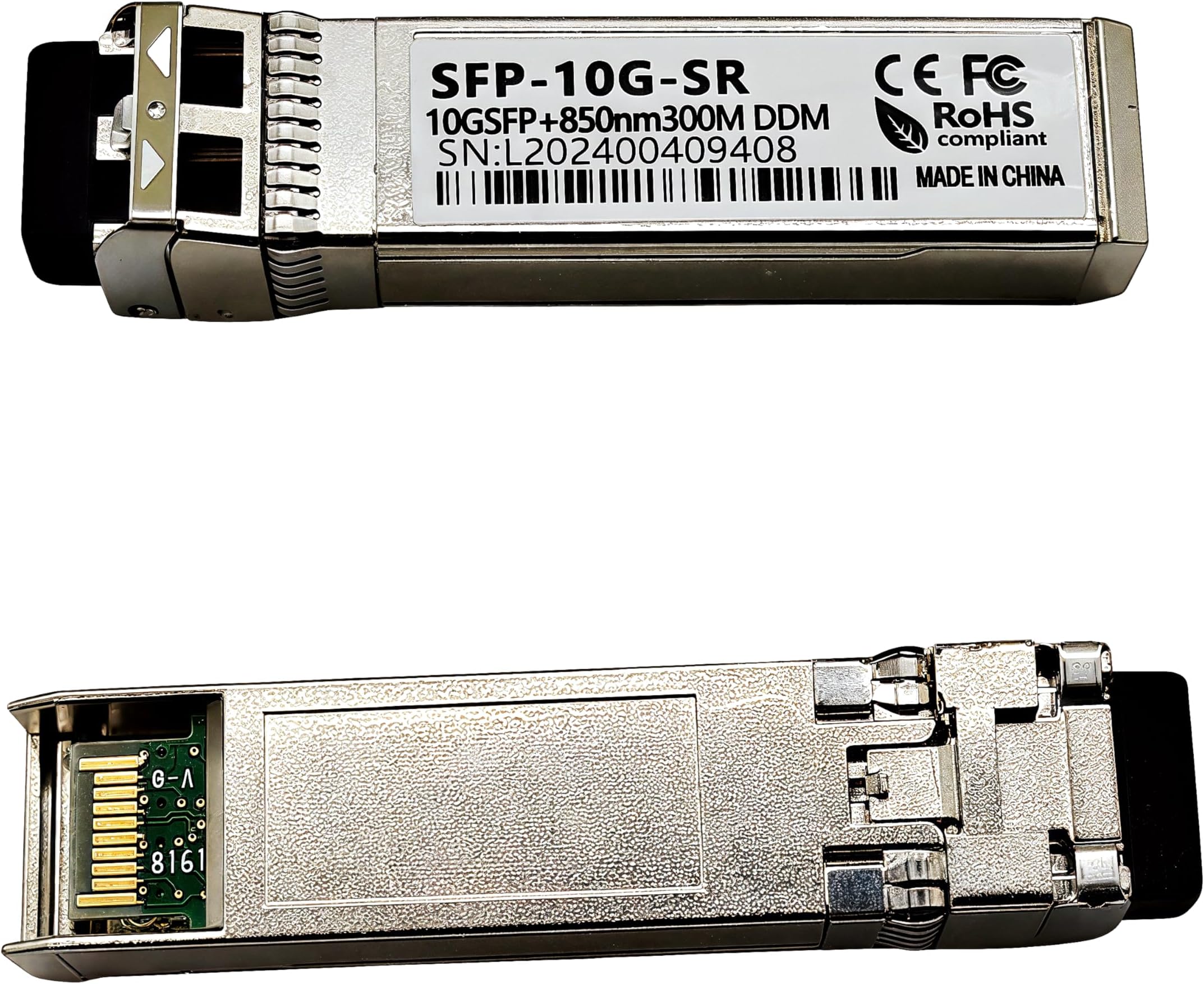 10G SFP+ Transceiver Module, 850nm Multimode, LC Connector, 300M Range (2)