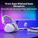 ASUS ROG Delta II White - Casque Gaming sans Fil (Équipement Officiel de Team Vitality, connectivité tri-Mode, ROG Speednova, membranes de 50mm, jusqu'à 110 Heures d'autonomie de Batterie, 315g) - 5