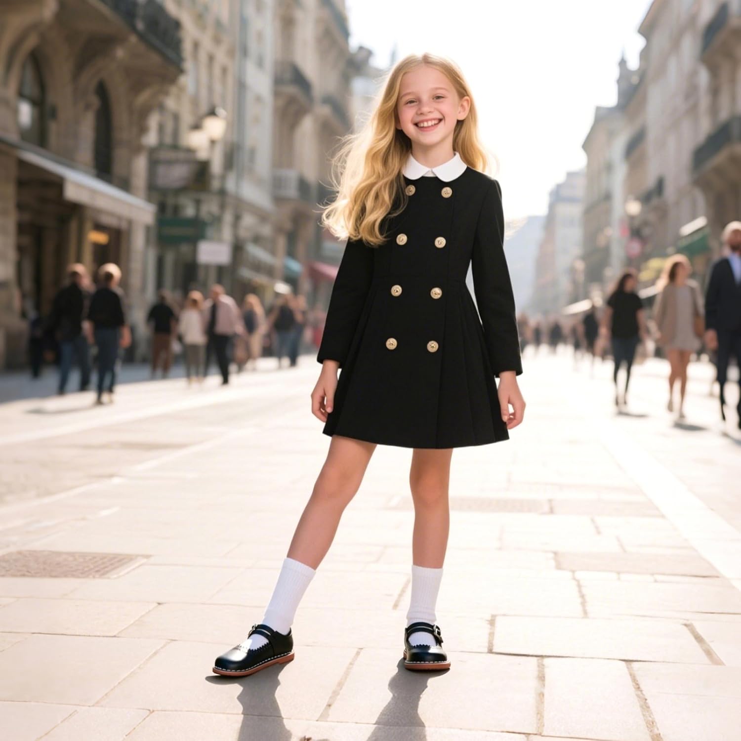 Felix & Flora Toddler Little Girl Mary Jane Dress Shoes - Ballet Flats for Easter Flower Girl Party School Shoes. - Image 2