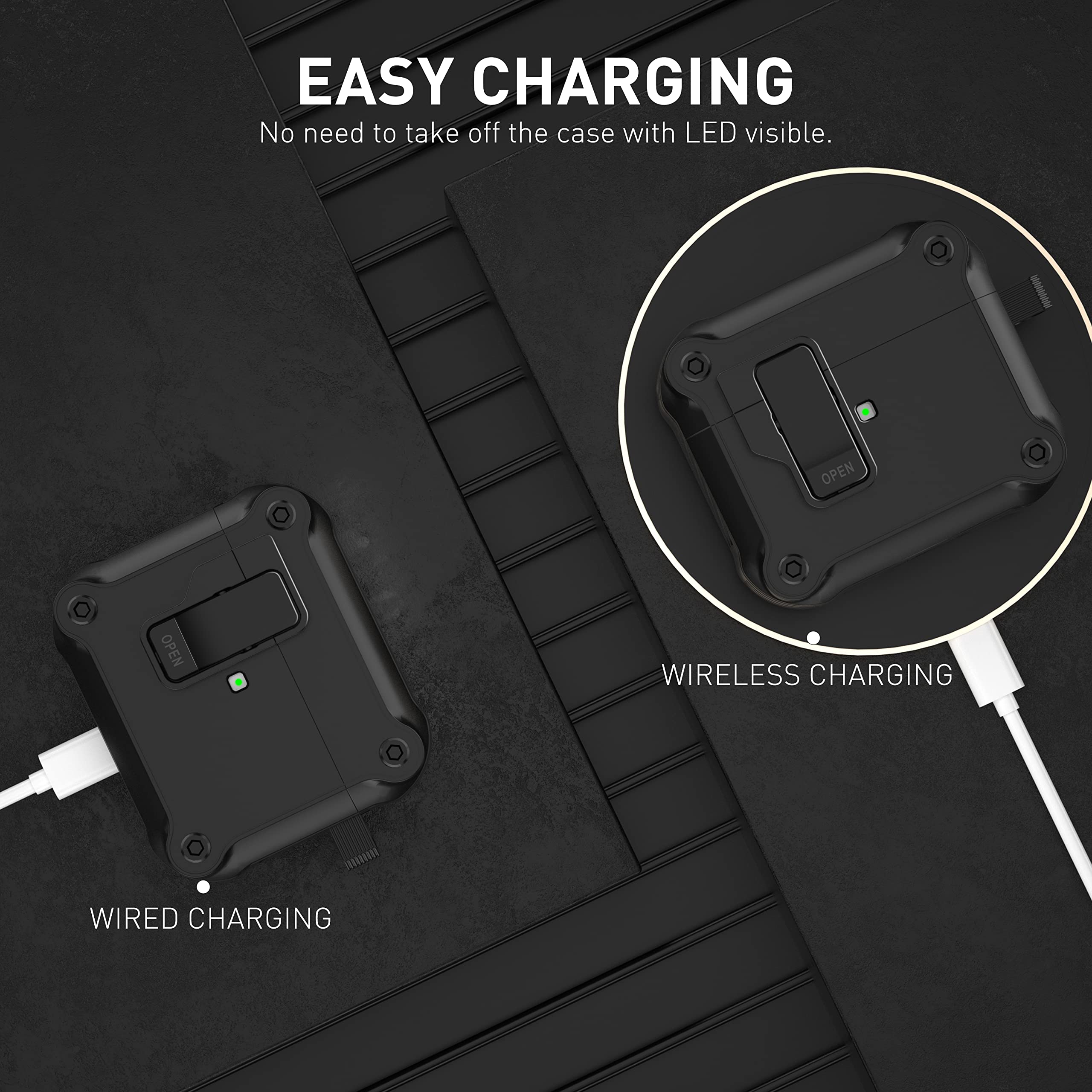 Amazon.co.jp: Winproo Airpods第3世代ケースカバー ロック