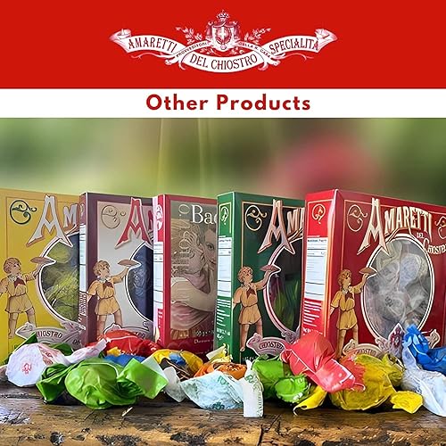 Miniatura 8 de Baci Del Chiostro - Auténticas galletas italianas Amaretti Galletas de mantequilla con crema de chocolate para té o regalo, galletas italianas