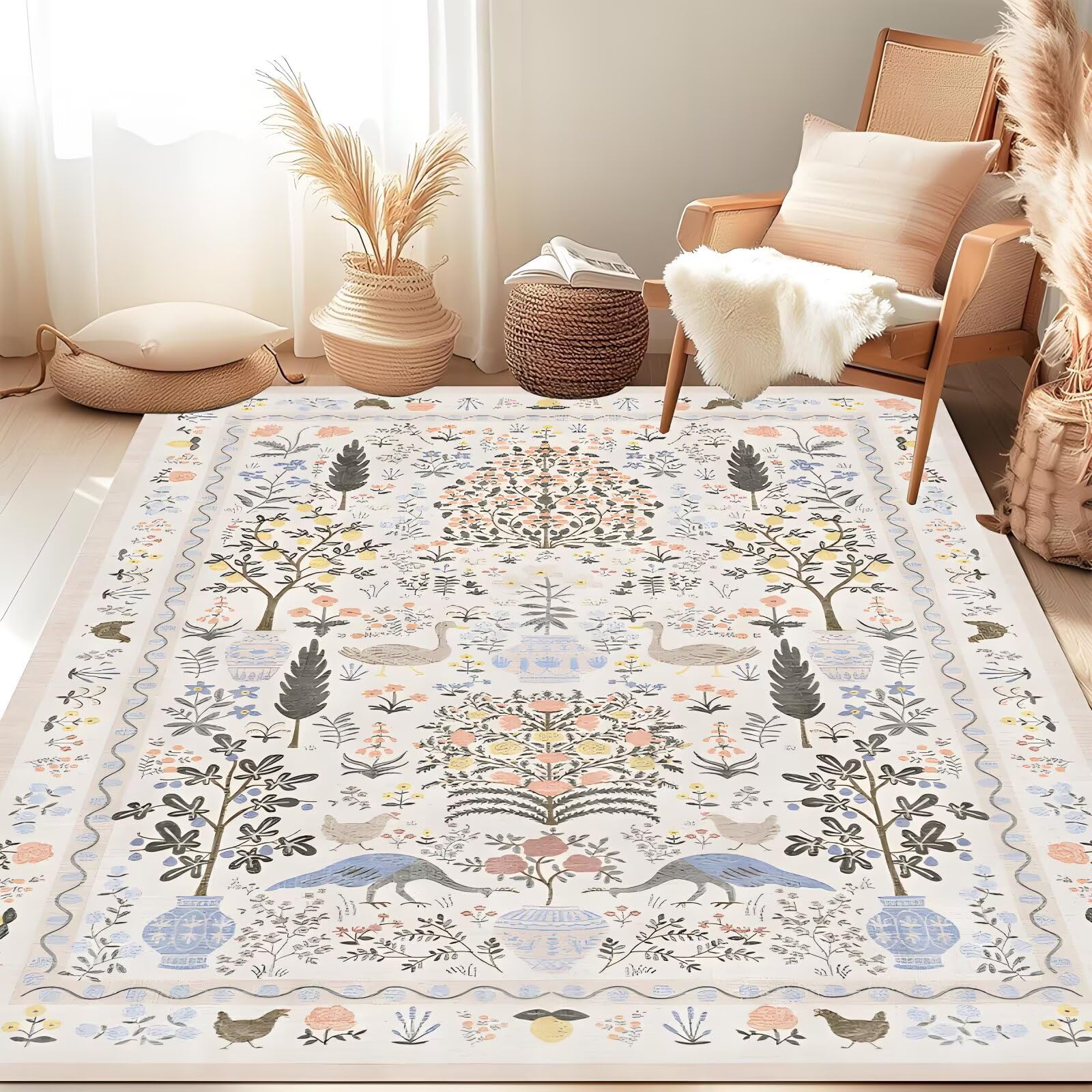 Tapis antidérapant chambre enfant et grand tapis de bureau