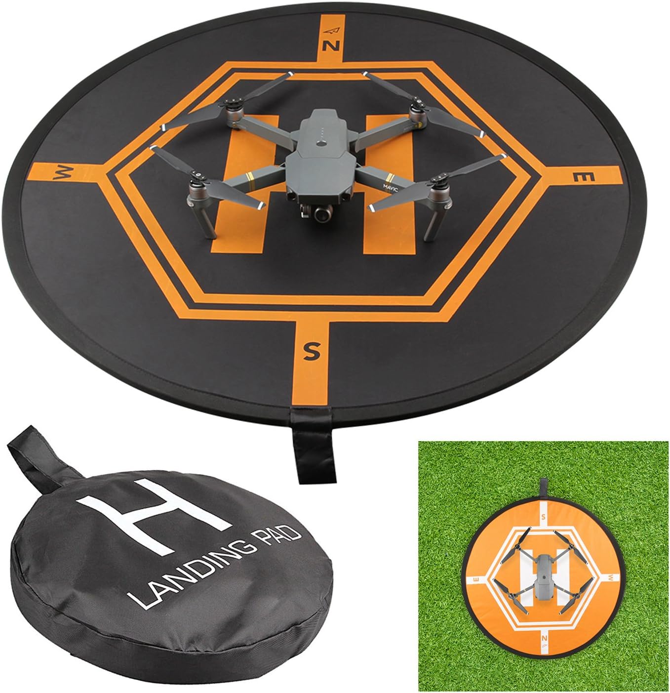 Drone Landing Pad Fast-fold IRUIS RC Quadcopter Helicopter Apron Helipad Mavic Landing Pad for DJI Mavic Pro Phantom 2 3 4 Inspire 1 Parrot Syma Remote Control Helicopters