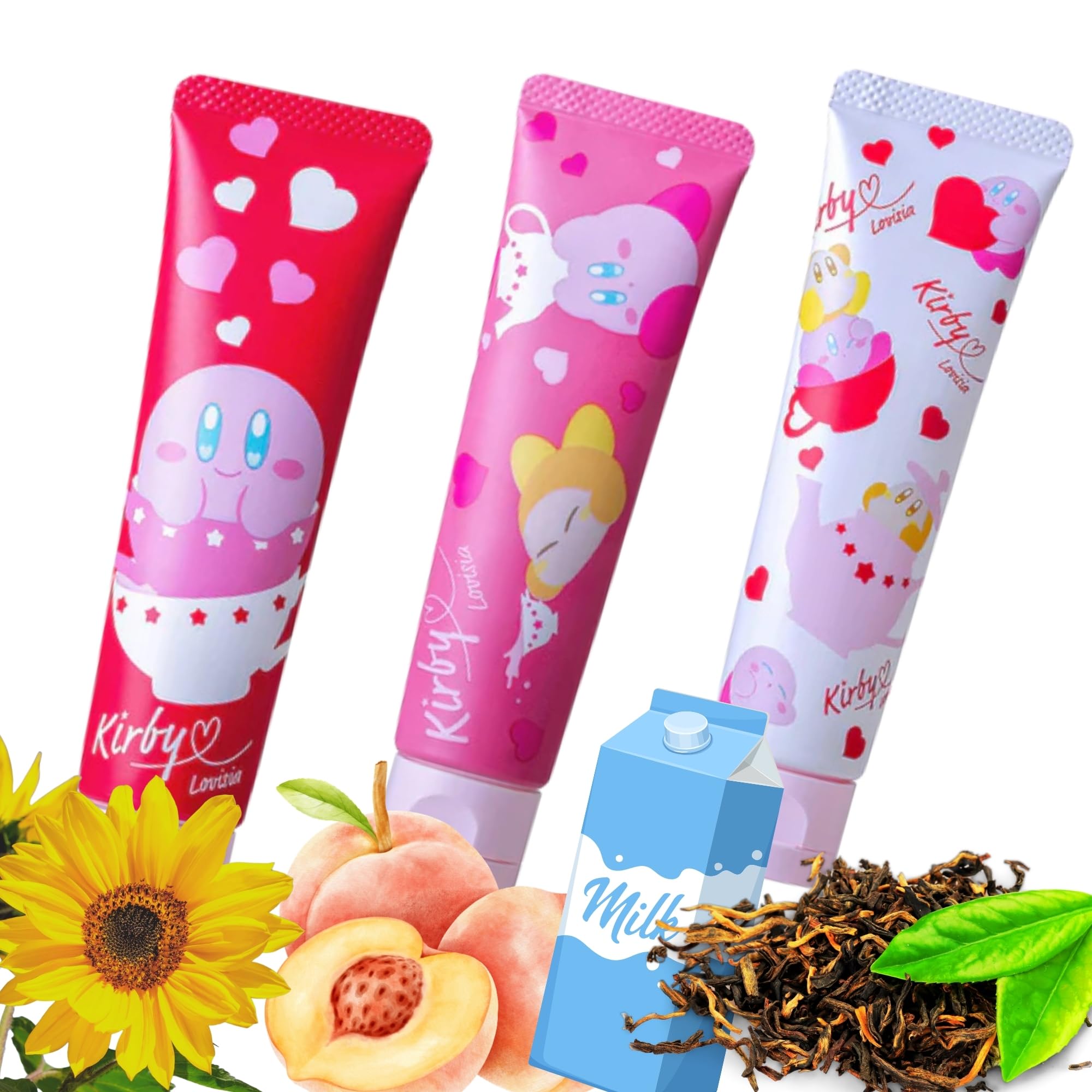 Amazon.com : Lovisia Kirby Cute Hand Cream Gift Set for Girls