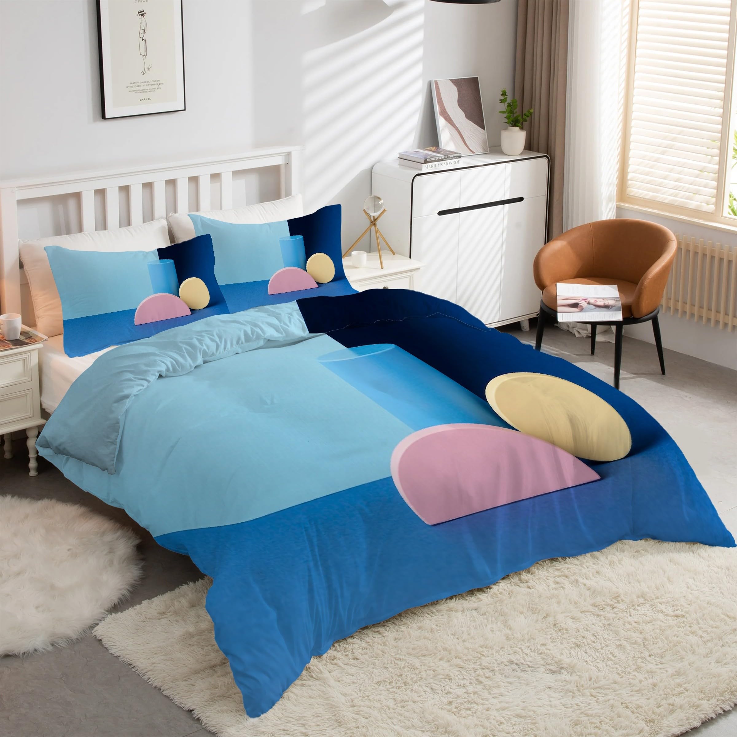 Housse de couette 220x240 géométrique pour transformer l'ambiance de votre chambre