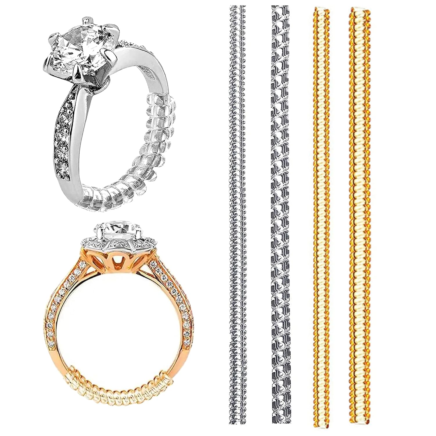 Buy Fashion Frill Ring Sizer Adjuster For Loose Rings For Women Men