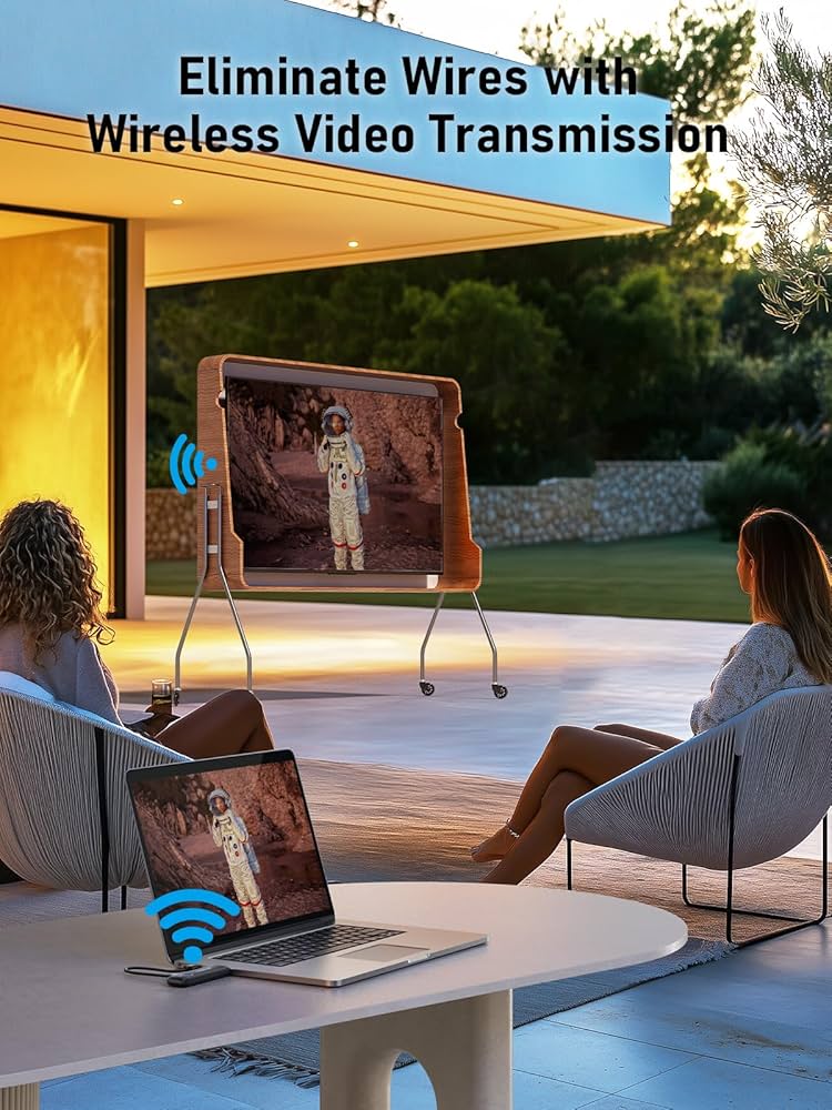 Lemorele 5G Transmetteur HDMI sans Fil avec Emetteur et Récepteur