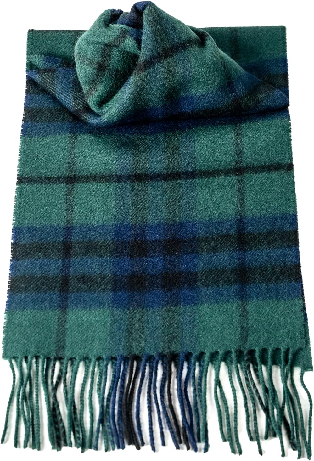 Briomhar Tartan Plaid Wool Scottish Scarf - 100% Lambswool Made in Scotland, Perfect Winter Scarf for Cold Weather - Image 3