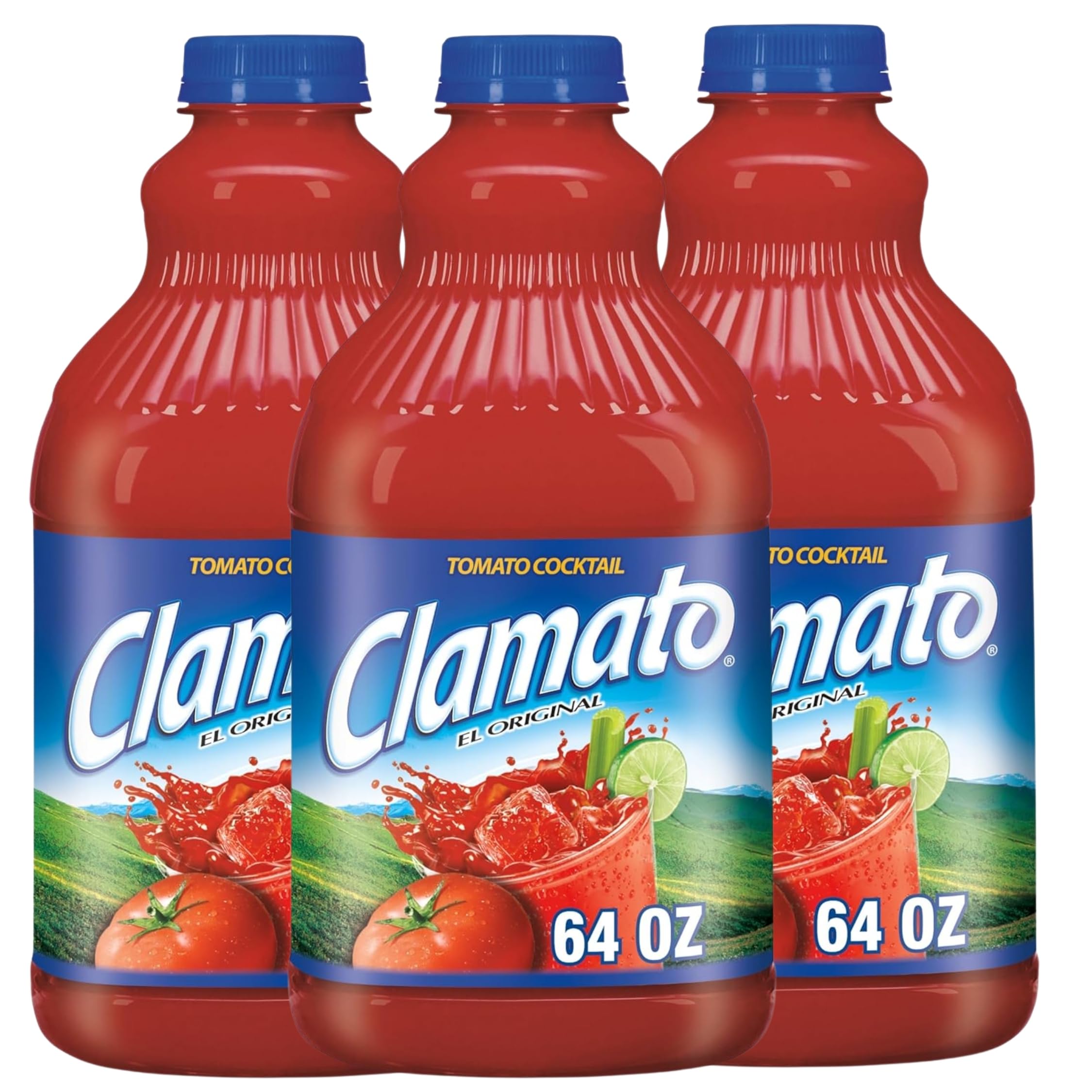 Clamato Original 1,89 L – Bebida de Tomate con Almeja para Micheladas y Ceviches - Pack Laborawi (3 x 1,89L)