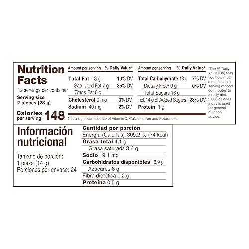 Miniatura 6 de Cremino Bandeja de chocolate bicolor  Barras de chocolate con leche y avellana  Sabor fino  24 piezas en total  15.2 onzas (paquete de 1)