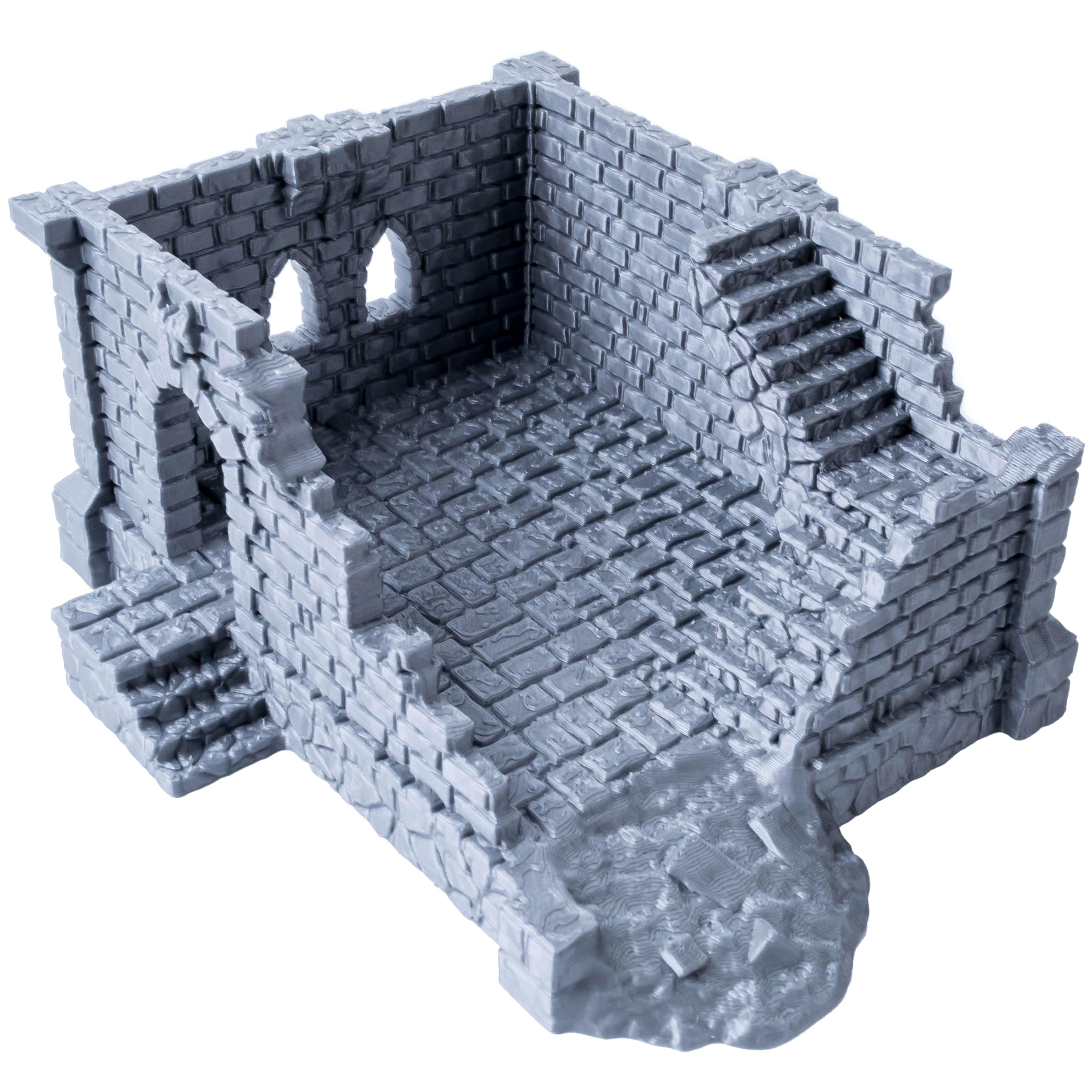 Ulvheim Ruins Series: Stone Ruined Outpost – Authentic Medieval & Fantasy Scenery for 28/32mm Tabletop RPGs and Wargames