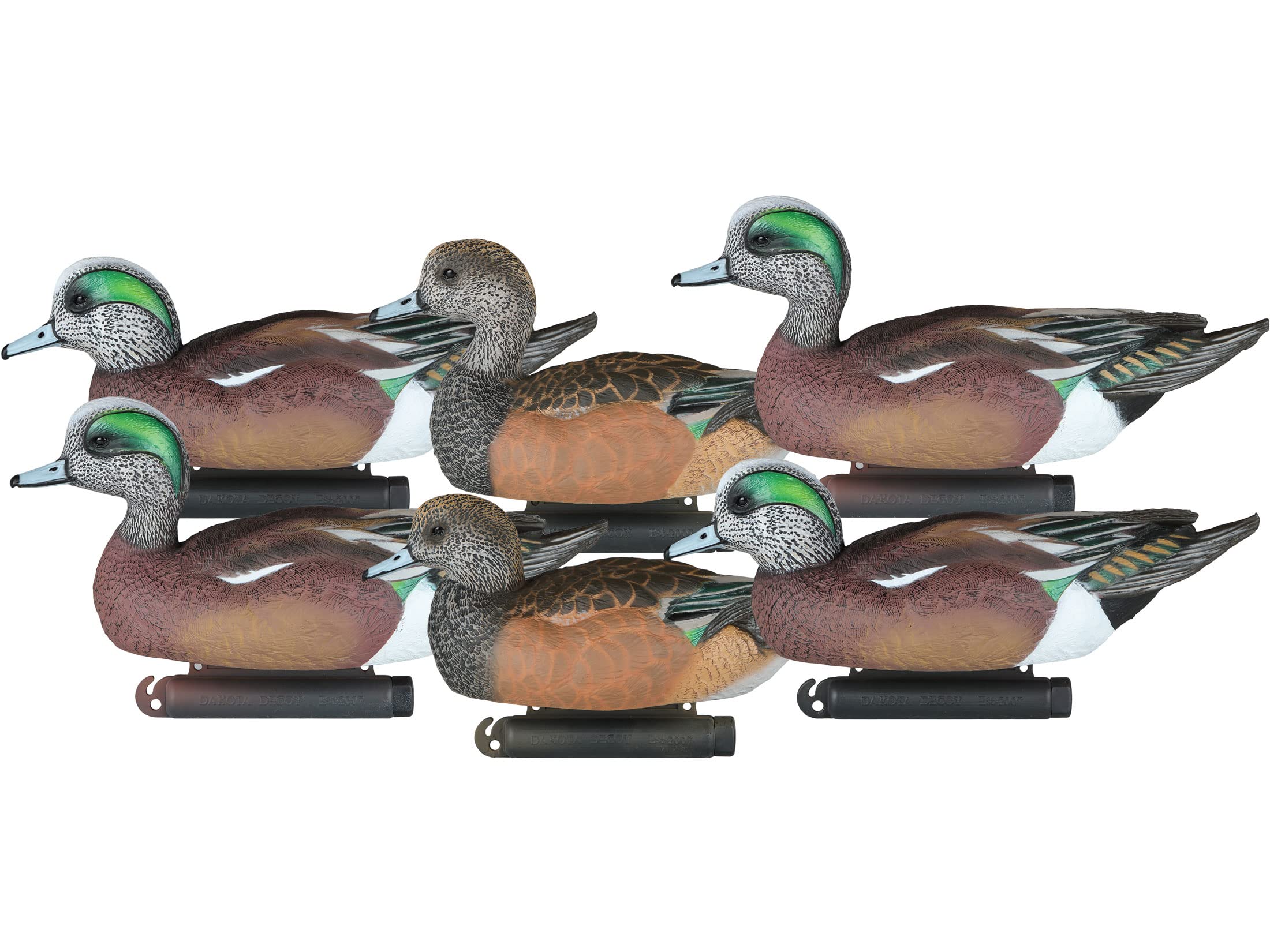 Dakota Decoy X-Treme Wigeon Duck Decoy Pack of 6