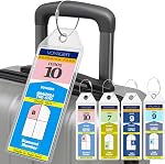 Cruise On Royal Caribbean Cruise Porte-étiquettes à bagages (4 Boîte) – S'adapte aux navires Royal Caribbean, Voyage durable ID Supports pour 2026-2027 Croisières, étanches claires Cruise Essentiels
