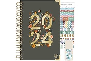 Weekly Inspirational Agenda: Bloom Planners 2023-2024