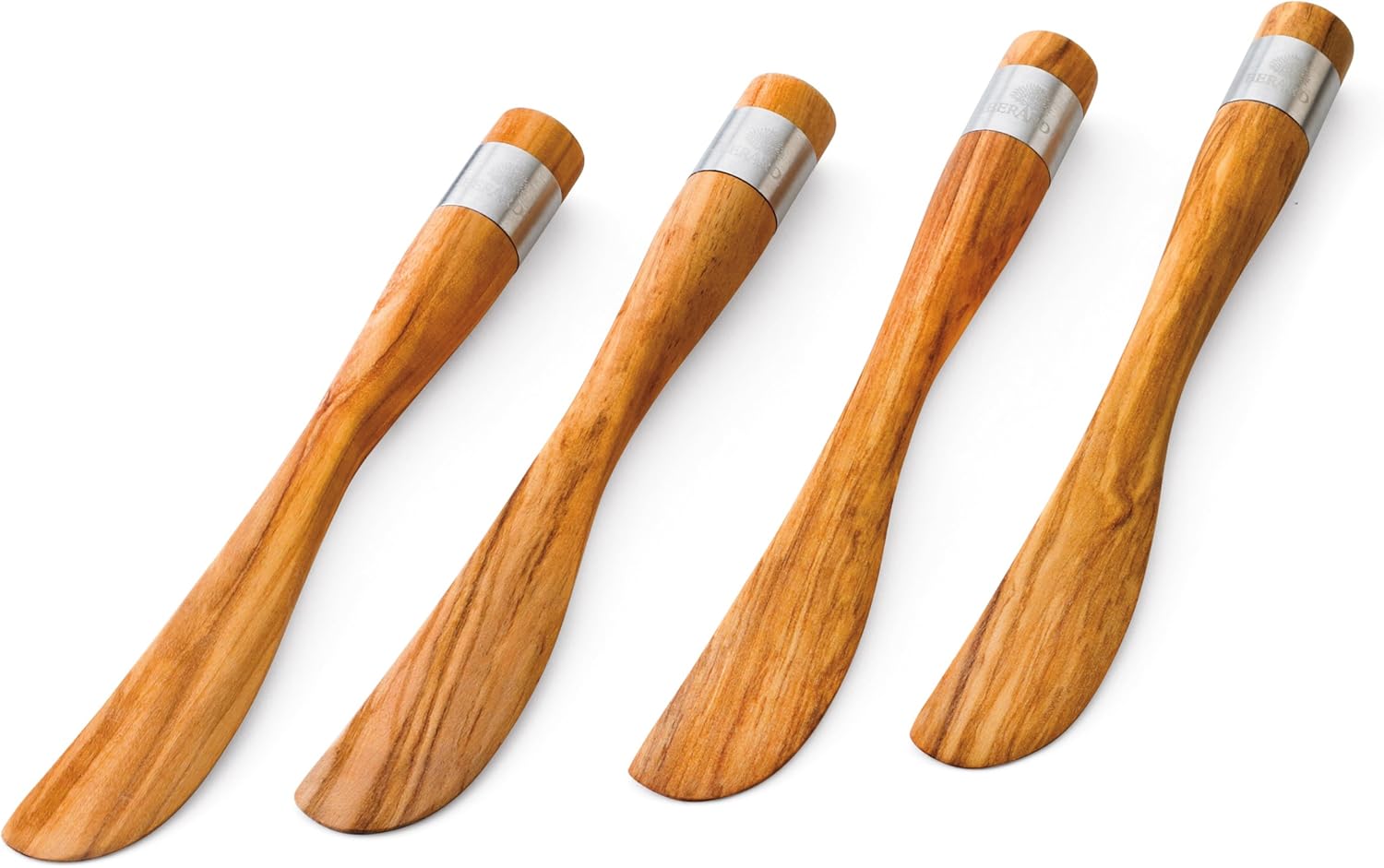 Berard Acero Olivewood Spreaders, Set of 4