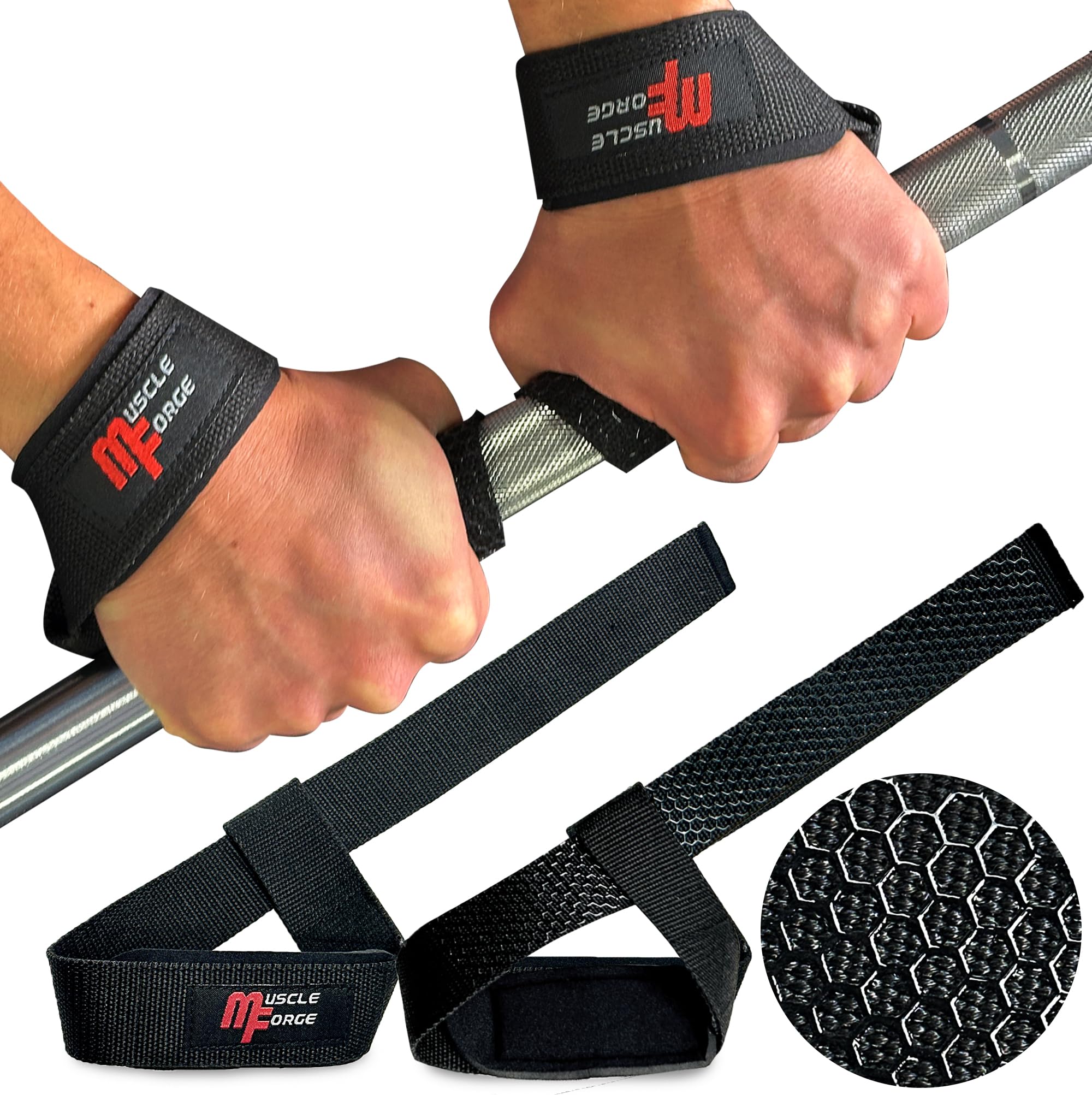 RL Grips® Impugnature per Pulle Gym Ergonomiche per l'Allenamento della Schiena – Maniglie da Palestra per Il Dorsale – Accessori Gym per Cavi Ideali per Trazioni e Rematori (Close Pronate (23 cm