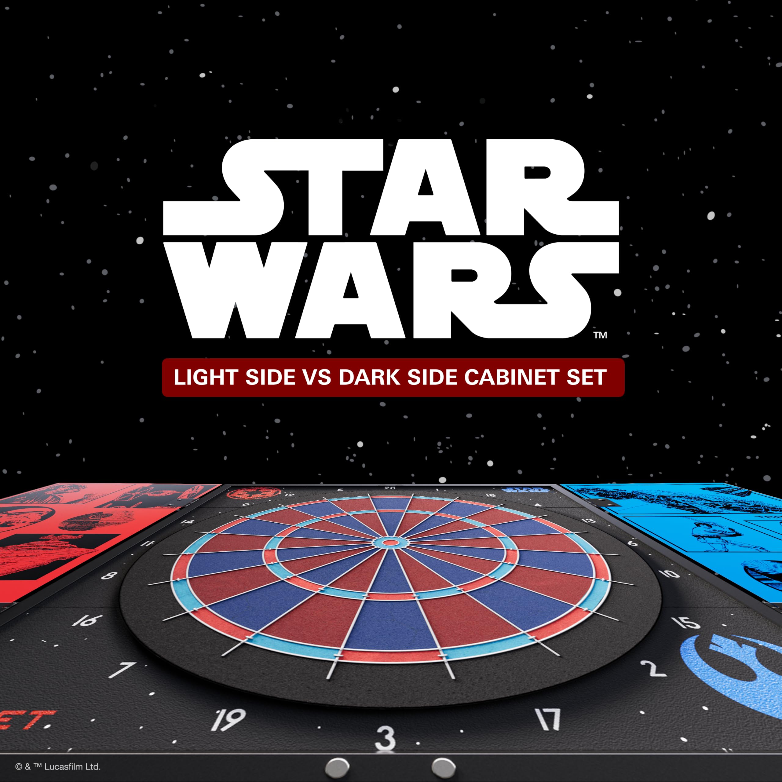 Target Darts Star Wars Light Side vs Dark Side Szafka do Darta