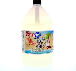 Horchata Ready to Use Gallon (128 Fl. Oz) Hawaiian Snow Cone Flavors Syrup - Shaved Ice, 100% Pure Cane Sugar