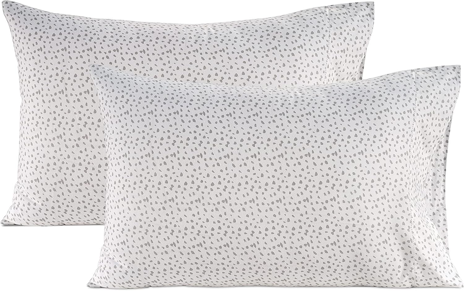 Lane Linen 100% Organic Cotton Pillow Cases King Size (20"x36") - King Size Pillow Cases Set of 2 - Certified Organic Cotton Pillowcases - King Pillow Cases - French Blue