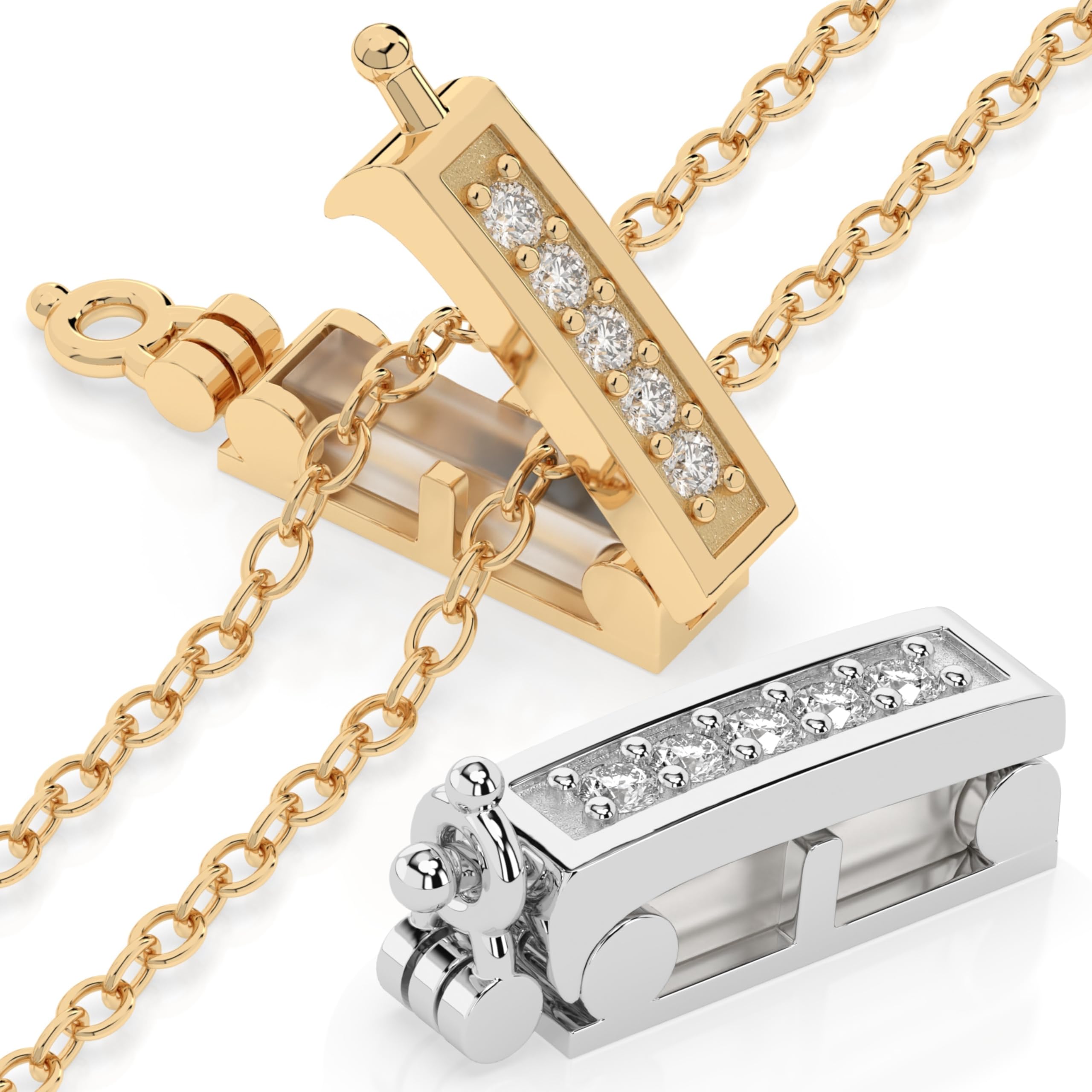 Amazon.com: Infinity Clips Necklace Shortener 2pc Large Set for