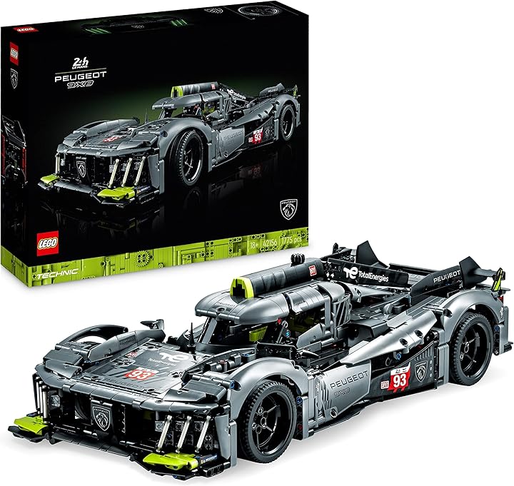 Lego technic set di costruzioni per bambini della peugeot 9x8 24h le mans hybrid hype 42156 Lego technic set di costruzioni per bambini della peugeot 9x8 24h le mans hybrid hype 42156