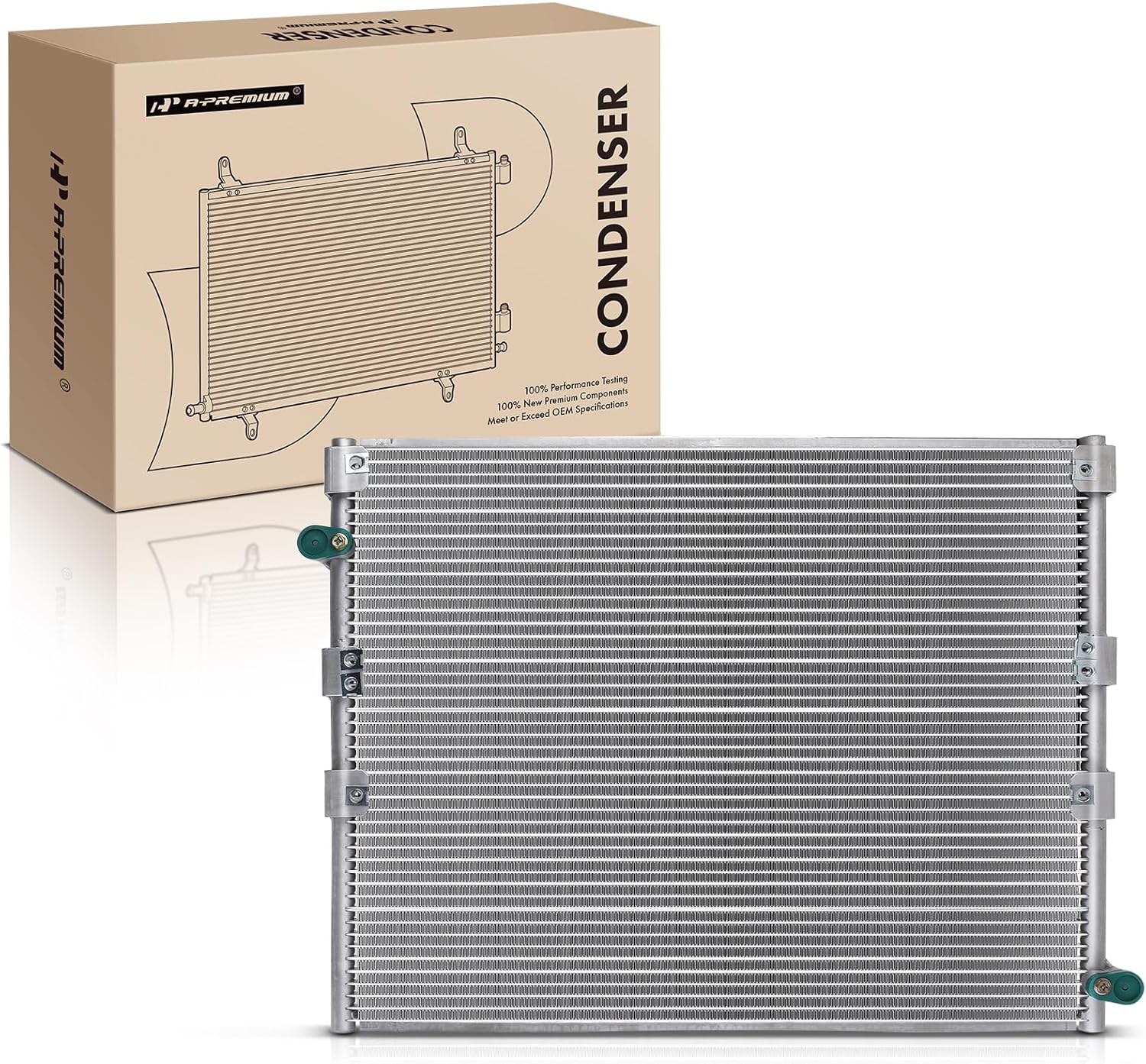 A-Premium Air Conditioning A/C Condenser Compatible with Toyota 4Runner 1996-2002 2.7L 3.4L, Replace# 4744, 8846135050