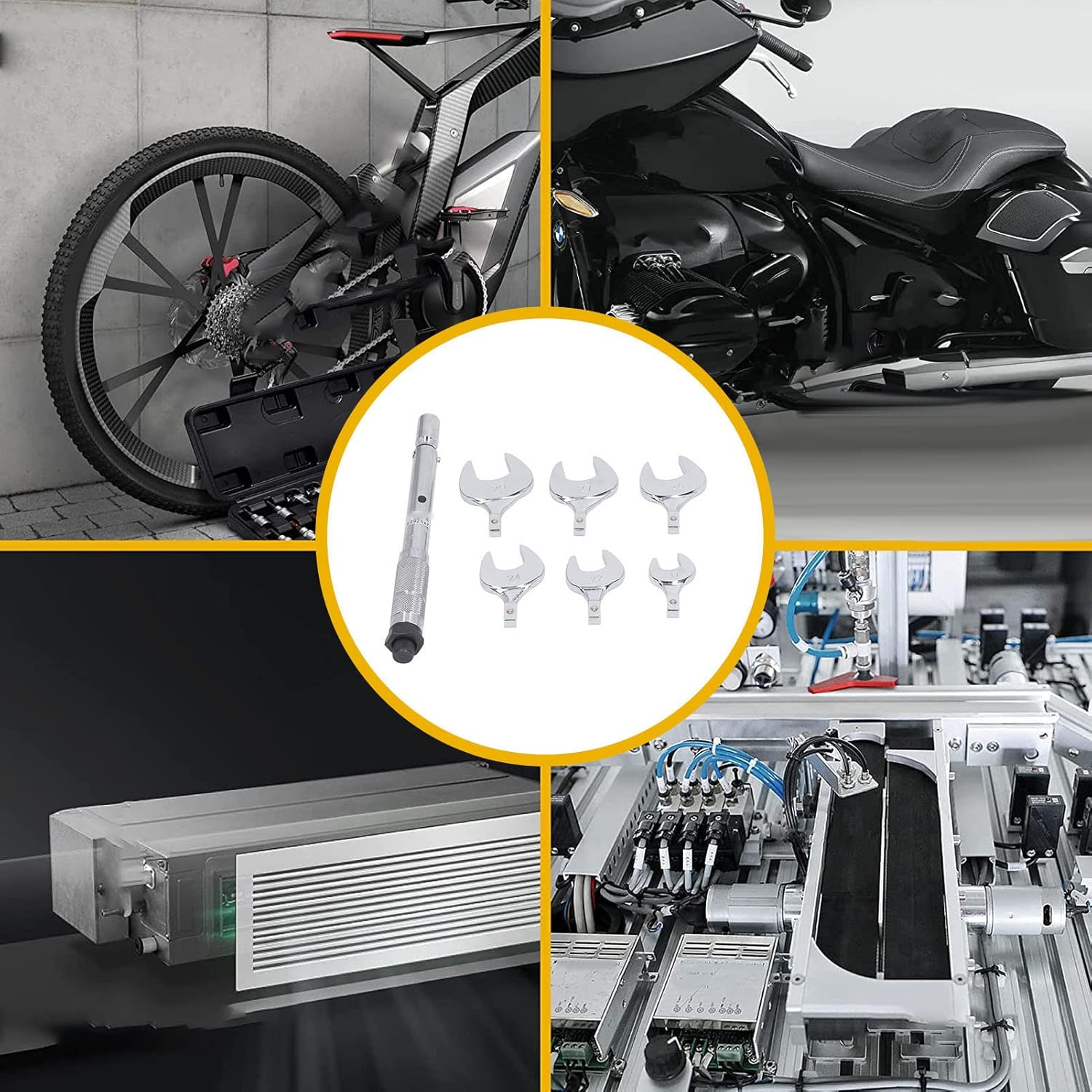 Generic 正確な制御機能を備えたエアコントーションレンチセット 技術者やDIY愛好家のための省力ツール 高炭素鋼素材