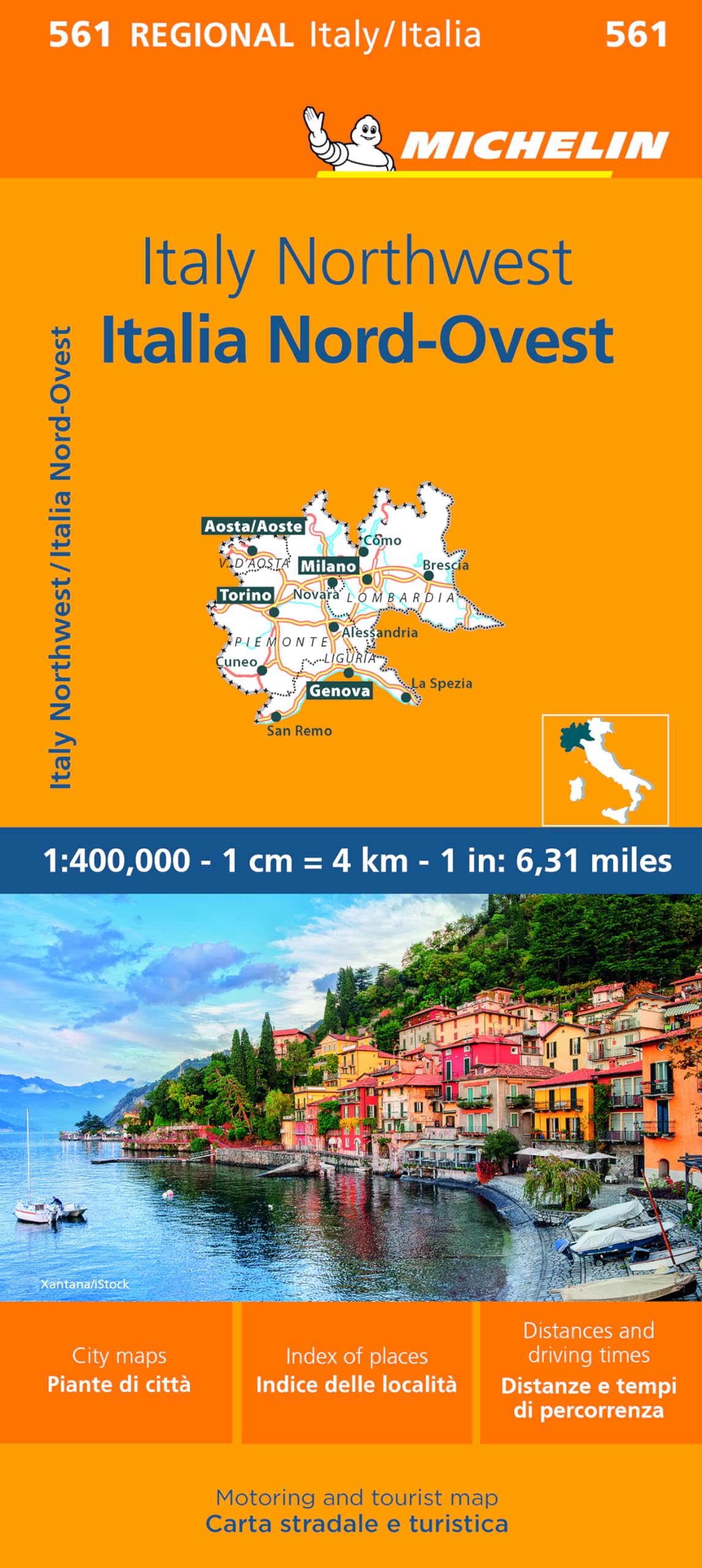 Italy Northwest - Michelin Regional Map 561: Map