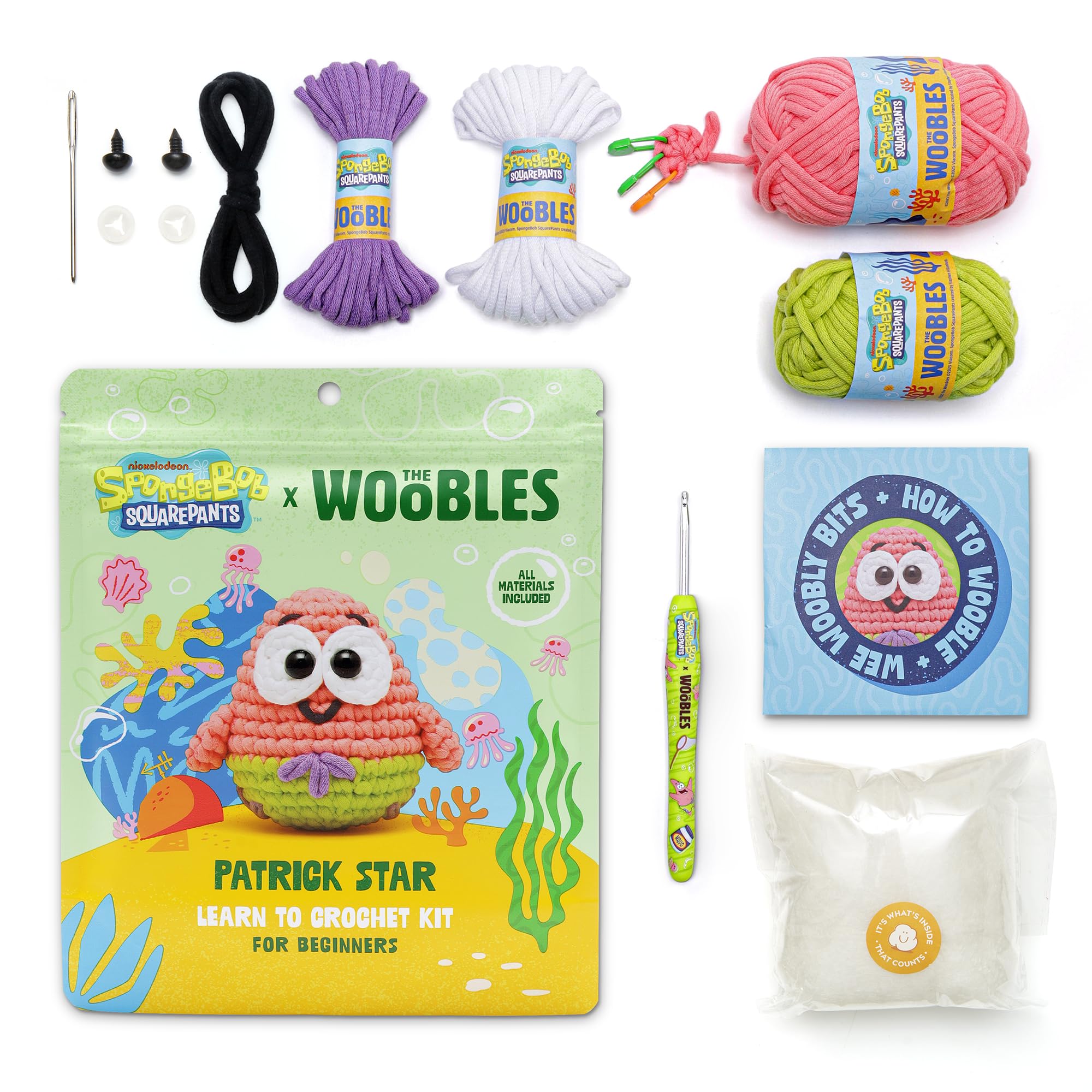 Crochet Patrick Star Kit - Beginner Crochet Kit -5