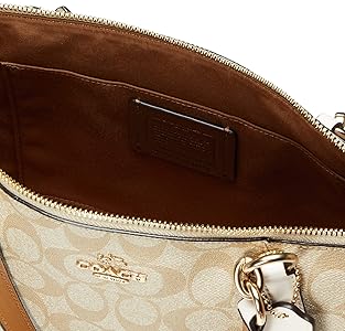 ✨美品✨COACH コーチ ハンドバッグ レザー ベージュ×ホワイトF28989 ☆美品☆COACH コーチ ハンドバッグ 光沢あり ホワイトベージュ