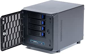 KCMconmey 4 + 1 Bay DIY NAS Case with Flex PSU