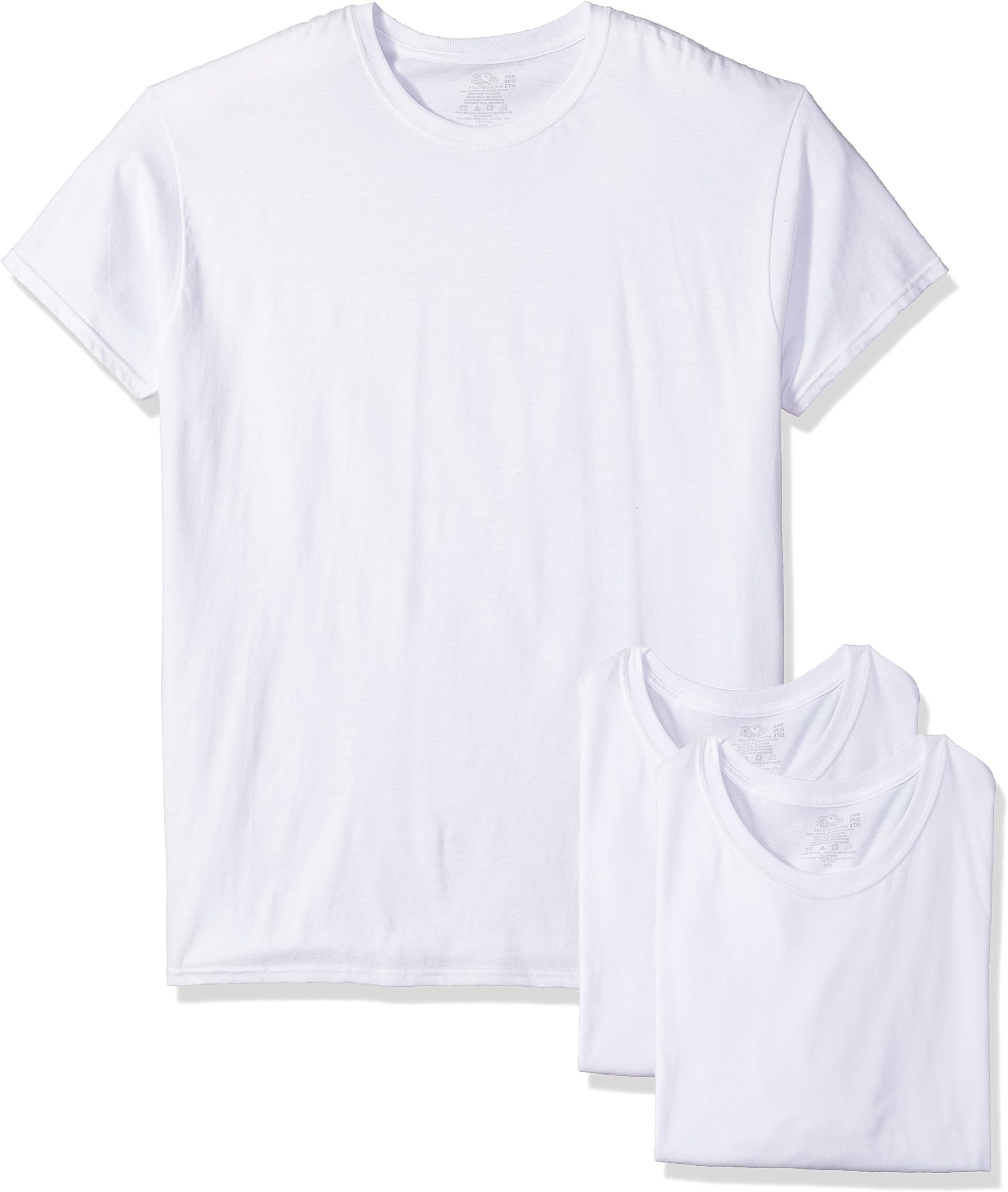 Men's 3-Pack Premium Big Man Crew