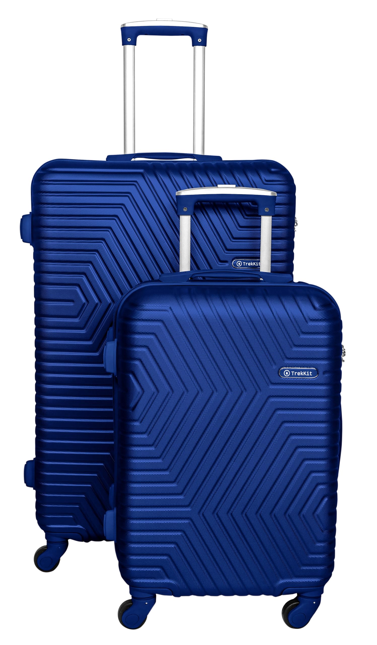 Suitcase Luggage Set of 2 Pieces – 20/28 inches (30kg + 7kg) HardSide Suitcase 2 Pieces Luggage for Travel - ABS Material with 4 Wheels Spinner (Set of 2, Blue)