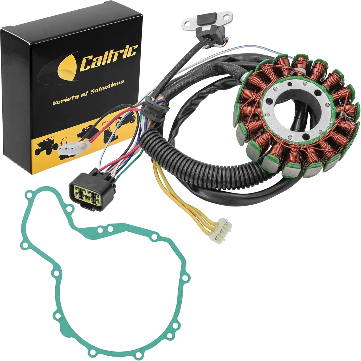 Caltric Stator & Gasket Compatible with Polaris Predator 500 2003-2004