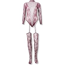 Dreamgirl Womens Cherry Lacquer Teddy Bodystocking