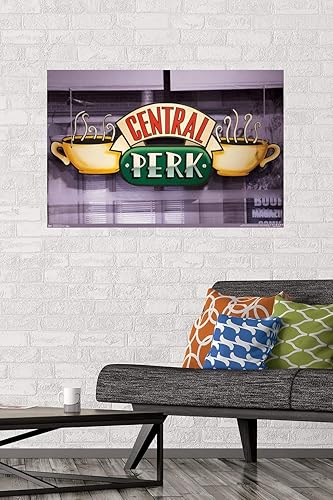 Miniatura 2 de Trends International Friends - Póster de pared de Central Perk, 22.375 x 34 pulgadas, versión premium sin marco