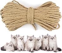 Vista 18 de Muelles de cuerda de manila tratada de 1.25 pulgadas x 50 pies para embarcaciones de árboles y granja