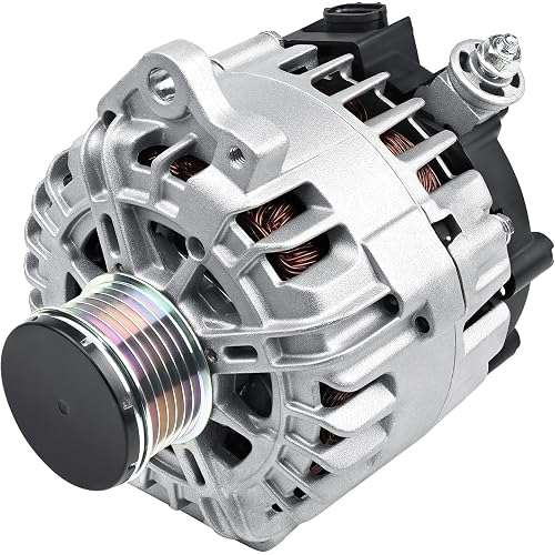 11258N Alternator Compatible with 2007-2012 Nissan Altima L4 2.5L, 2007-2012 Sentra, 2011-2013 Rogue, 2014 2015 Rogue Select L4, Alternator 12V 110Amp 6-Groove, TG12C032 23100-JA02A