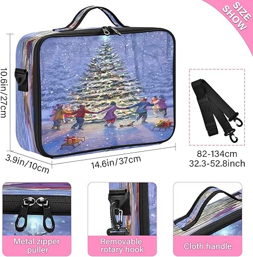 Miniatura 3 de Tree portable travel makeup cosmetic bag bag travel toiletry make up bag organizator large travel makeup cosmetiqueras pequenas para maquillaje men