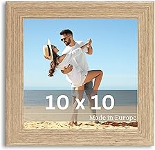 Victor Klee Photo Frame 10 x 10 cm Beige – Simple and Modern Wooden Frame for the Picture 10 x 10 cm