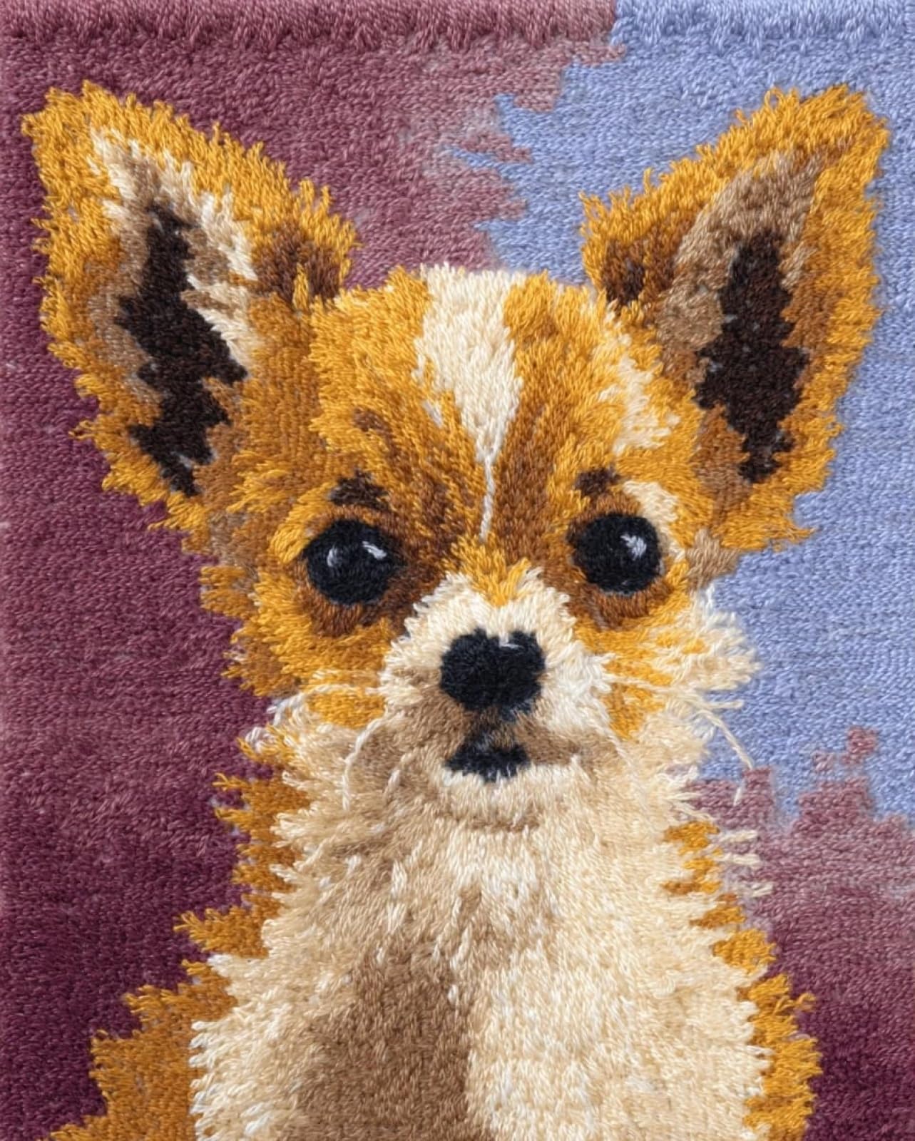 Wallphantom Latch Hook Rug Kits for Adults Beginners,Chihuahua