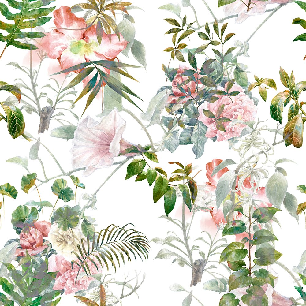 murando - Carta da Parati Adesiva Fiori 10 m Fotomurali Adesivi per Mobili - Stickers Murales per Camera da Letto e Soggiorno Decorazione da Muro - Carte da Parati Moderne Casa