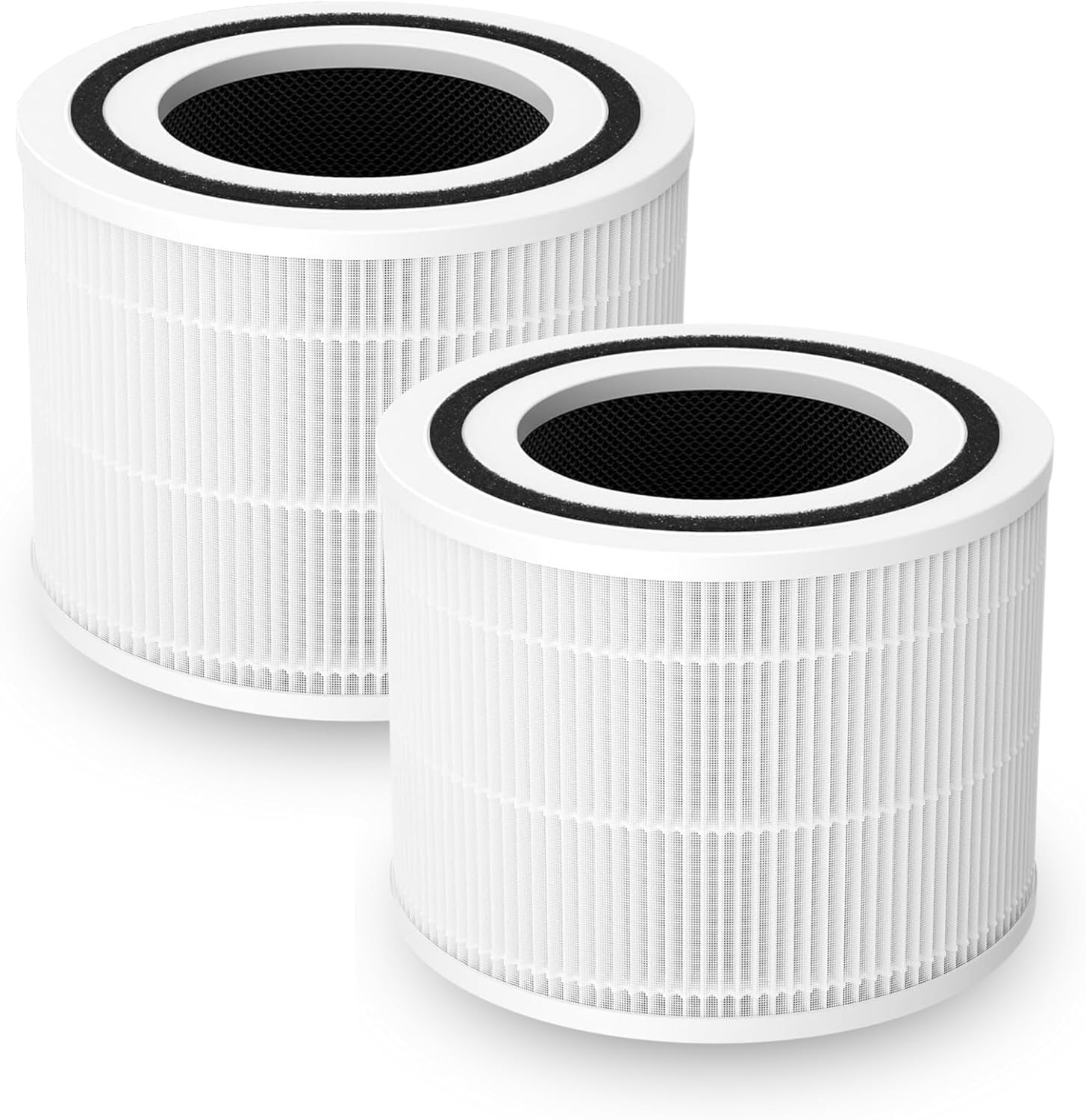 Filter-Monster 3-in-1 Air Filter Replacement Compatible with Levoit Core 300-RF, 2 Pack Replacement Filters, 2 Pack Replacement Filters