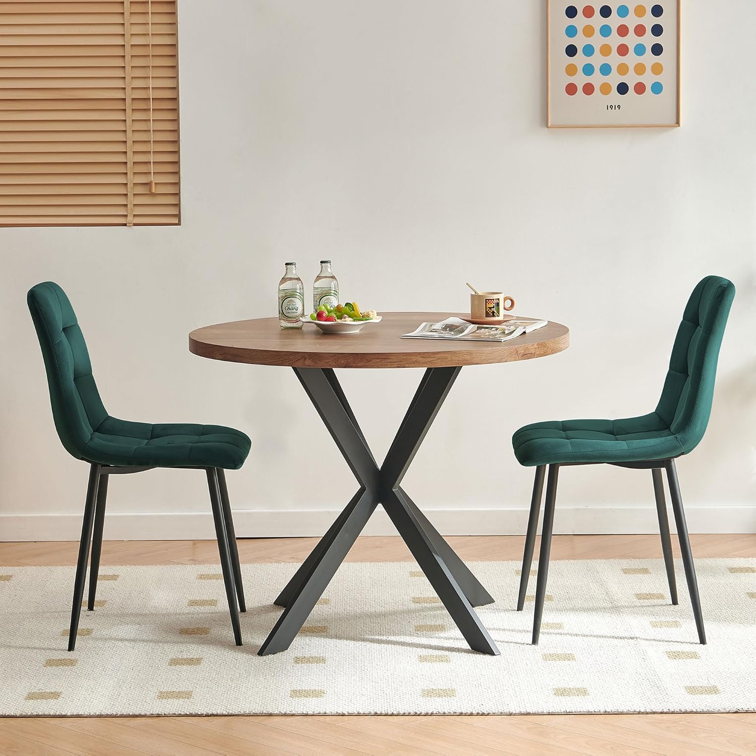 Amazon.com - somedream 3 Piece Dining Table Set for Small Spaces ...