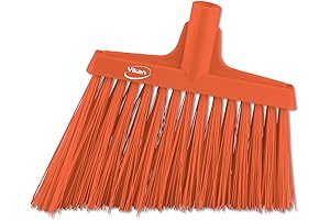 Best Sweep Broom - Vikan 29147 12" Angle Broom Extra Stiff Orange...